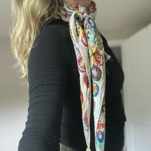 Johnny Was Silk Scarf